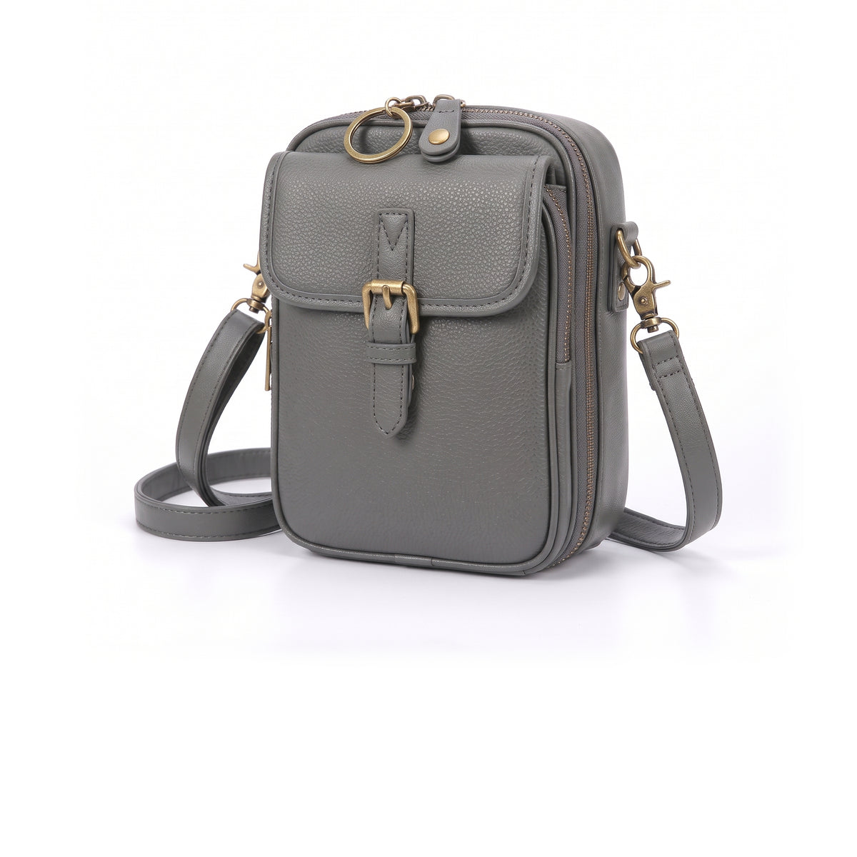 Bolso bandolera KLAVE gris