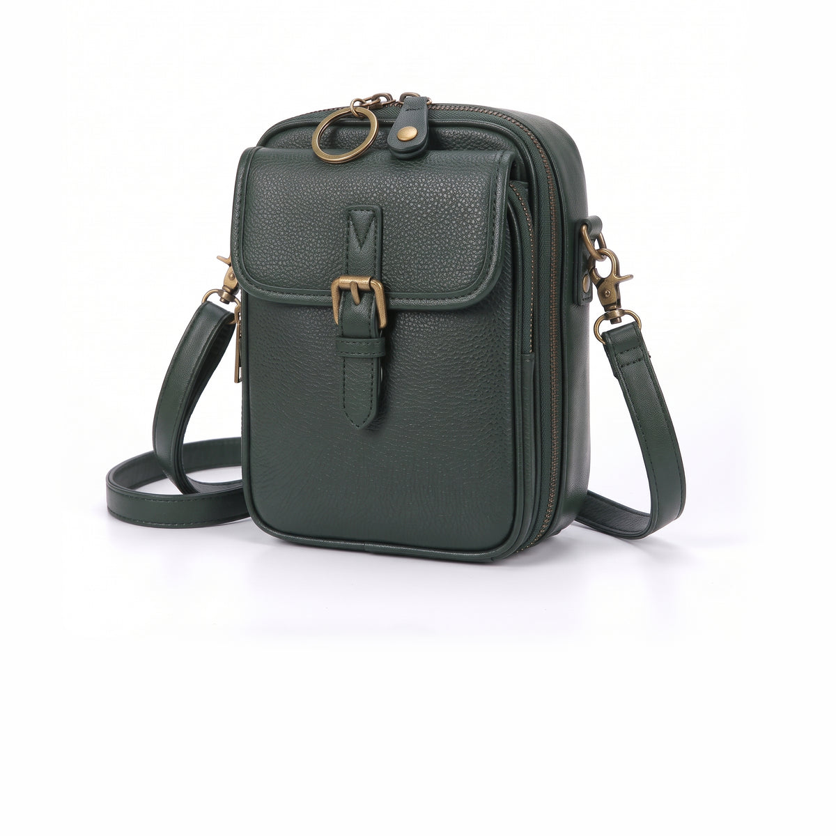 Bolso bandolera KLAVE verde
