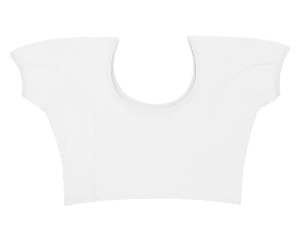 Camiseta anti-sudor Klave color blanco del combo